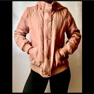 Chocolate Puffy lightweight Jacket